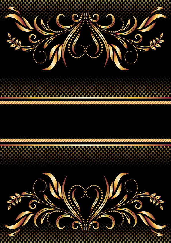 free vector Gold pattern vector